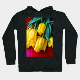 Yellow Tulips Still Life Hoodie